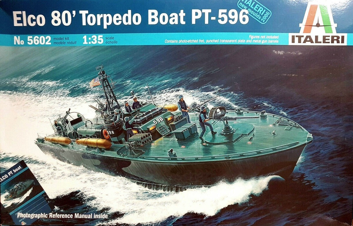 Elco 80` Torpedo Boat PT-596 Italeri