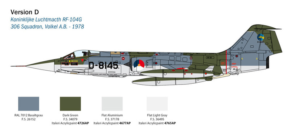 F-104G Recce (upgraded edition)