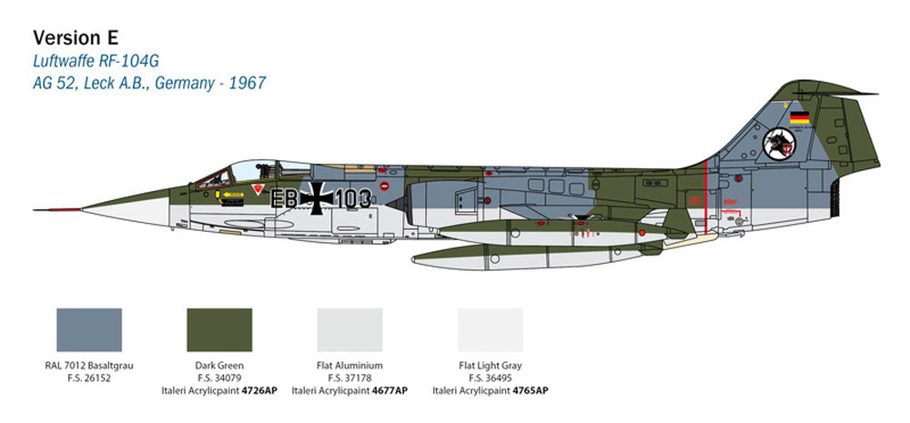 F-104G Recce (upgraded edition)