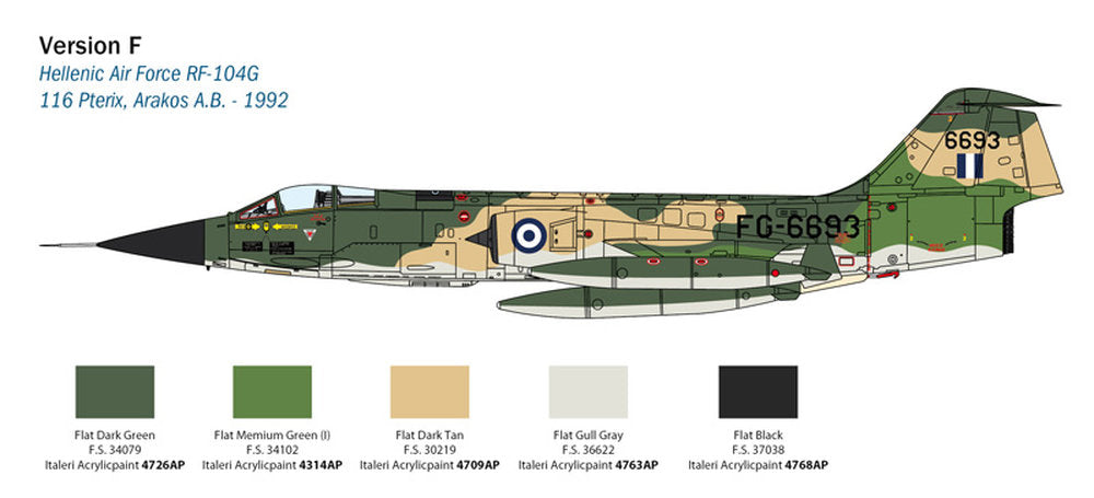 F-104G Recce (upgraded edition)