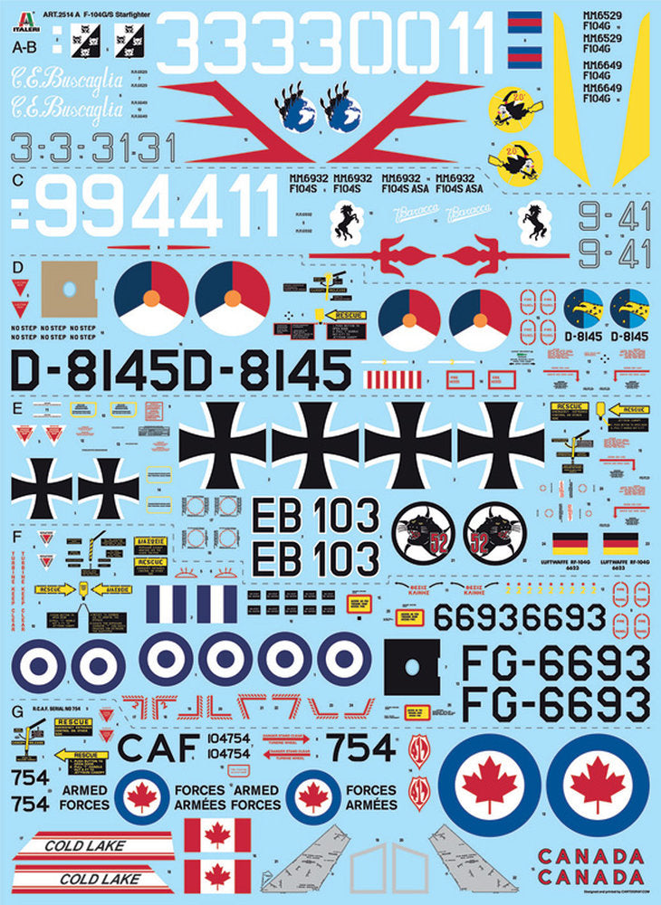 F-104G Recce (upgraded edition)