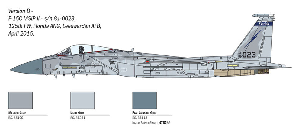 F-15C Eagle Italeri