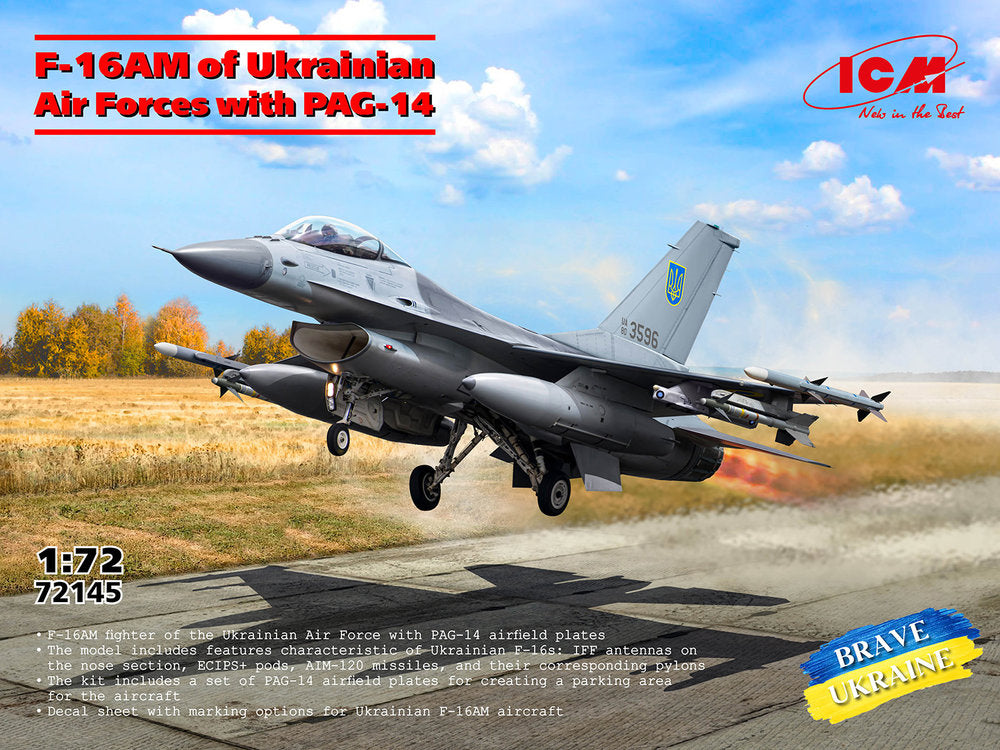 F-16AM of Ukrainian Air Forces with PAG-14