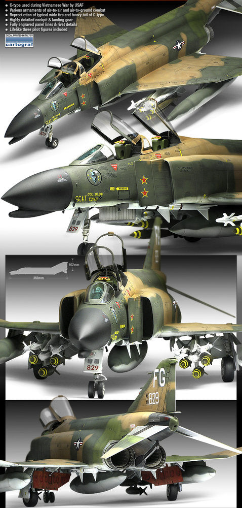 Phantom USAF F-4C `Vietnam War`