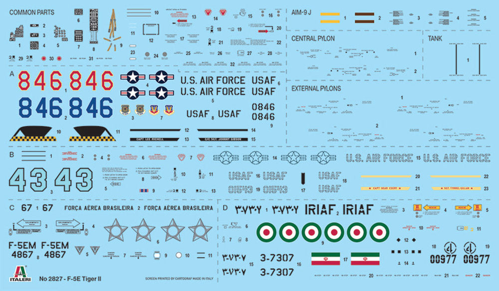 F-5E Tiger II italeri