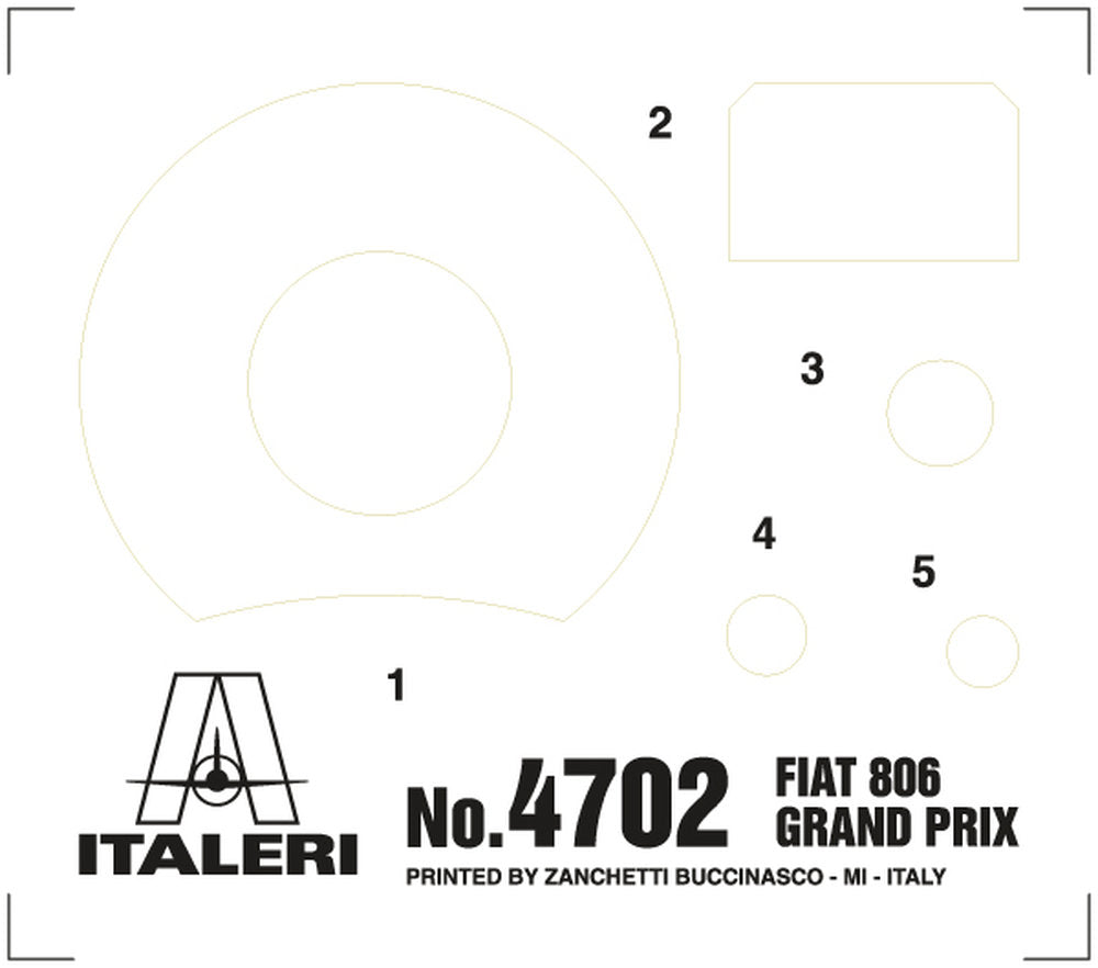 Fiat 806 Grand Prix Italeri