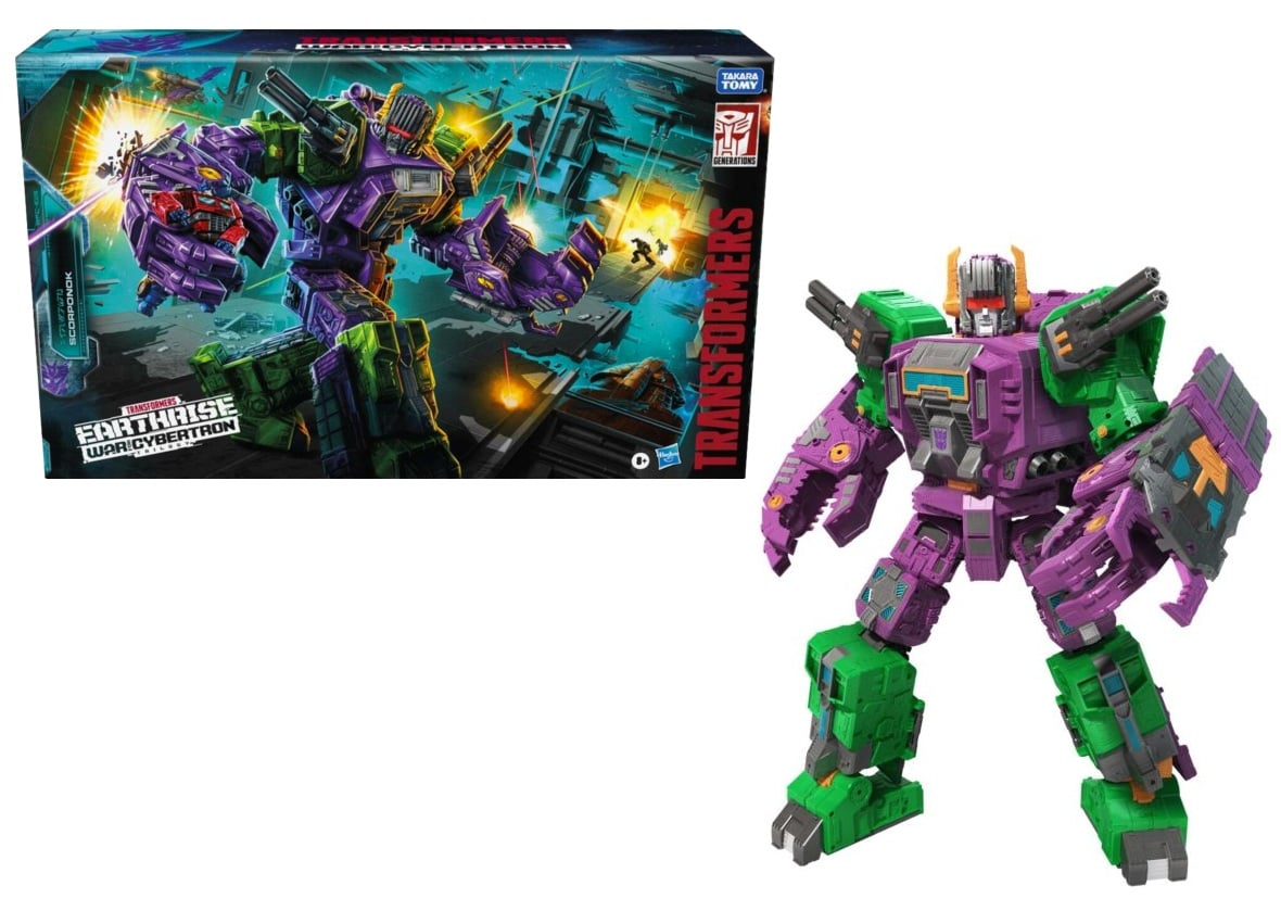 Transformers Generations War for Cybertron: Earthrise Titan Class Action Figure Scorponok
