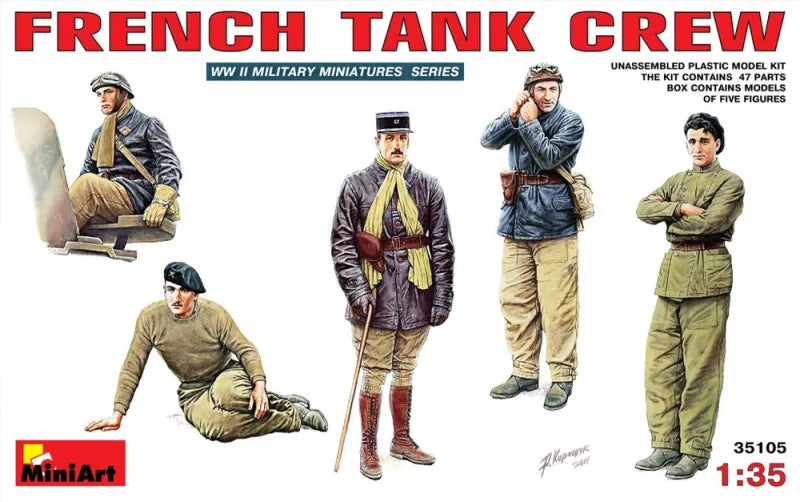 France Tank Crew Figure Set