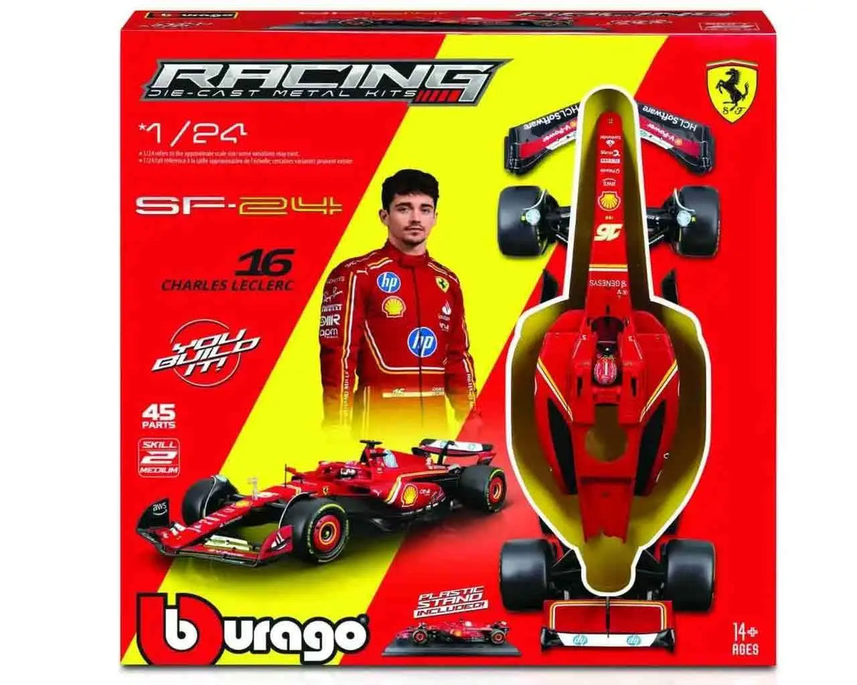 Ferrari F1 Sf-24 - N.16 Charles Leclerc With Helmet - Model Kit