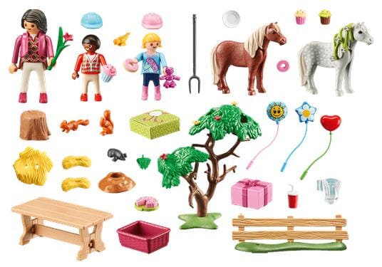 Festa di compleanno al Maneggio Playmobil