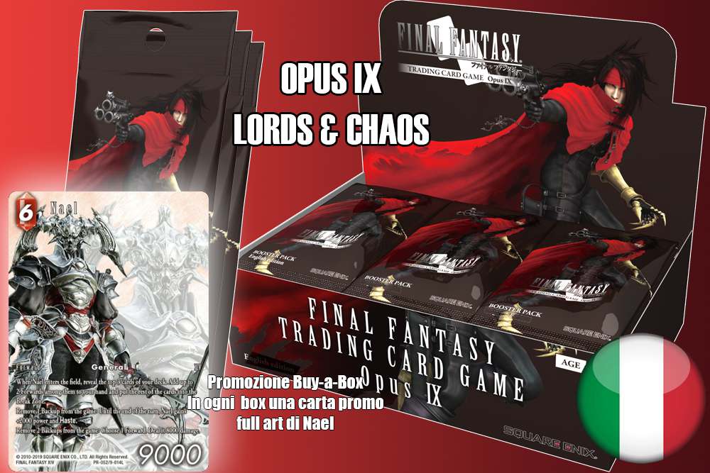 FFTCG OPUS IX BOOSTERS BOX ITALIAN (36) buste