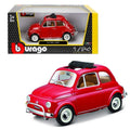 Fiat 500L red 1968 Burago
