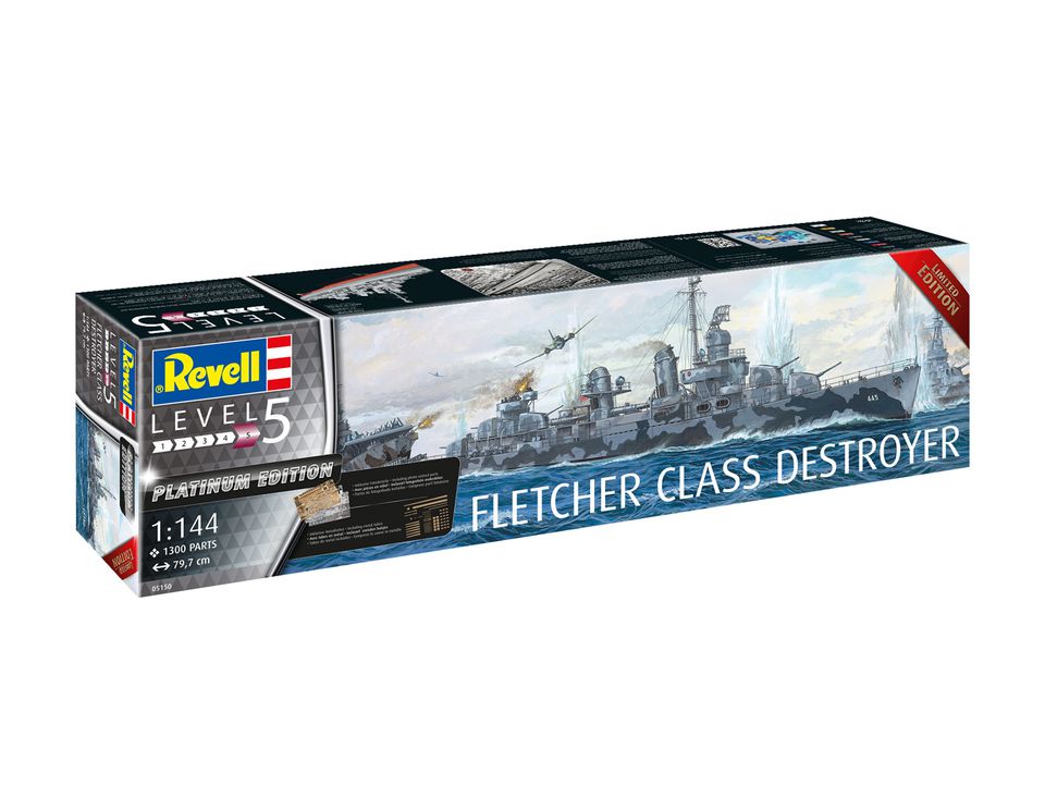 Flectcher Class Destroyer Platinum edition Revell