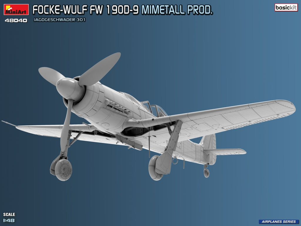 Focke-Wulf Fw 190D-9. Mimetall Prod. Basic Kit. Jagdgeschwader 301