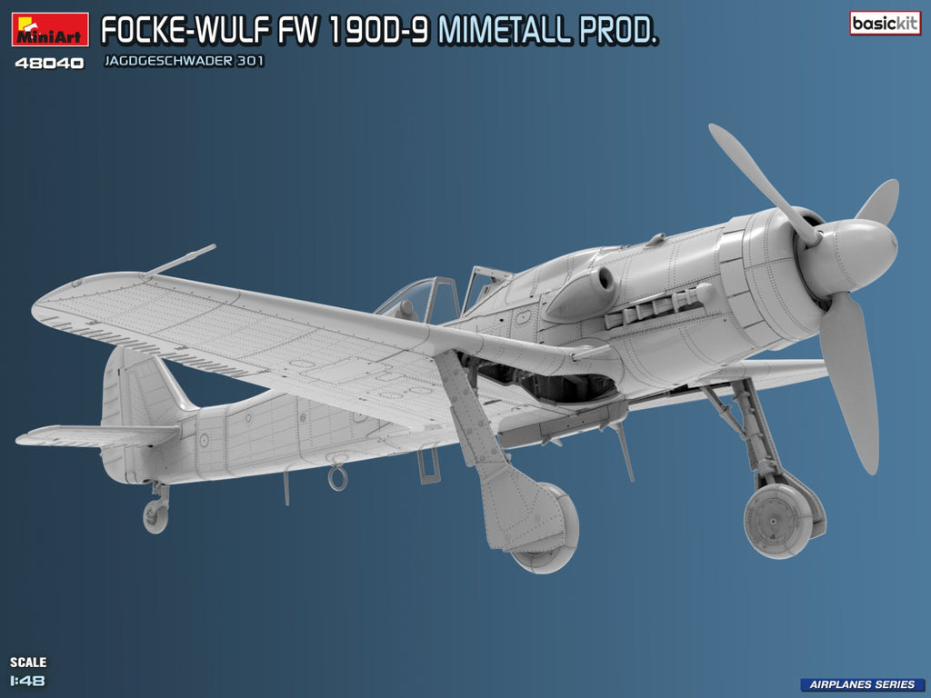 Focke-Wulf Fw 190D-9. Mimetall Prod. Basic Kit. Jagdgeschwader 301