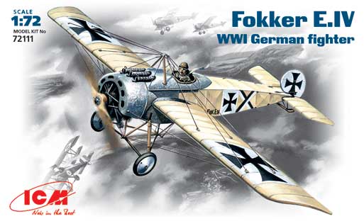 Fokker E.IV WWI German Fighter