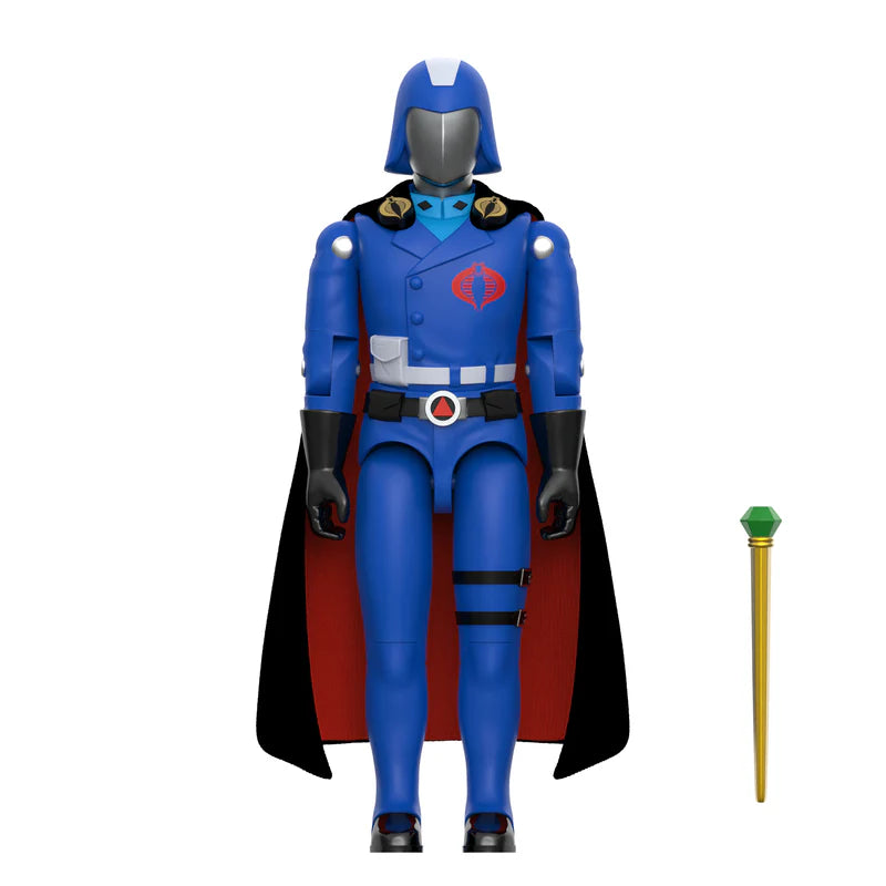 G.i. Joe Wv 06 Movie Cobra Commander Black Cape Reaction+ Figure