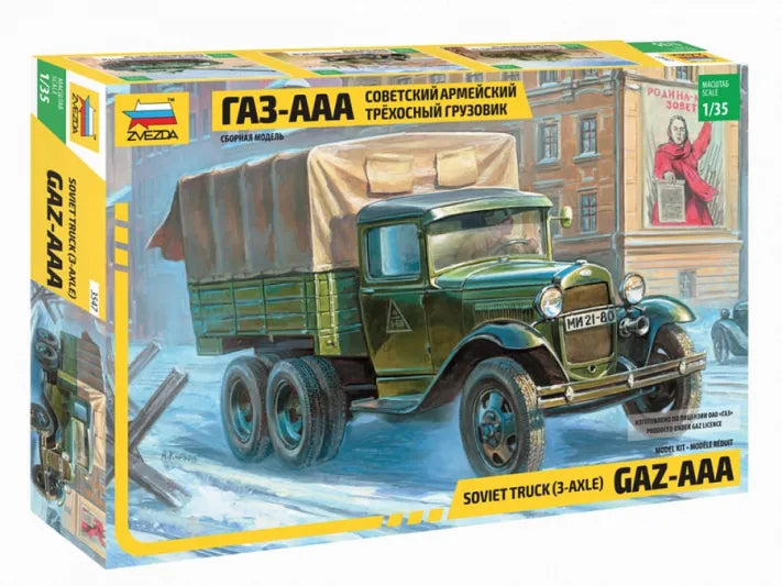 GAZ-AAA Soviet Truck (3-AXEL)