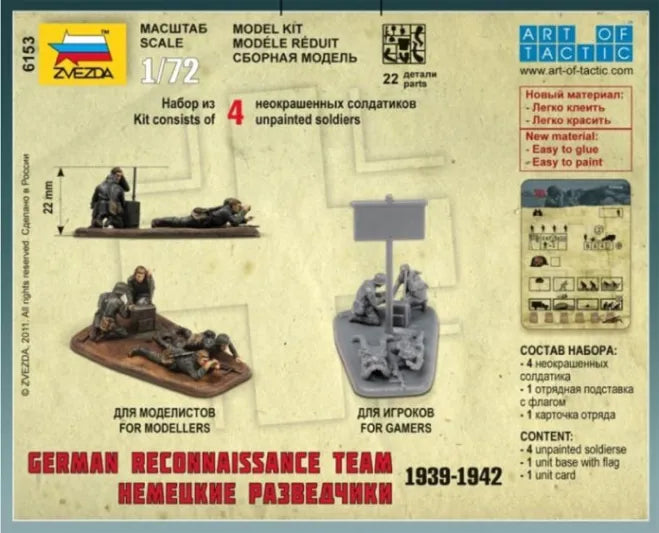 German Reconnaissance Team Figure Set