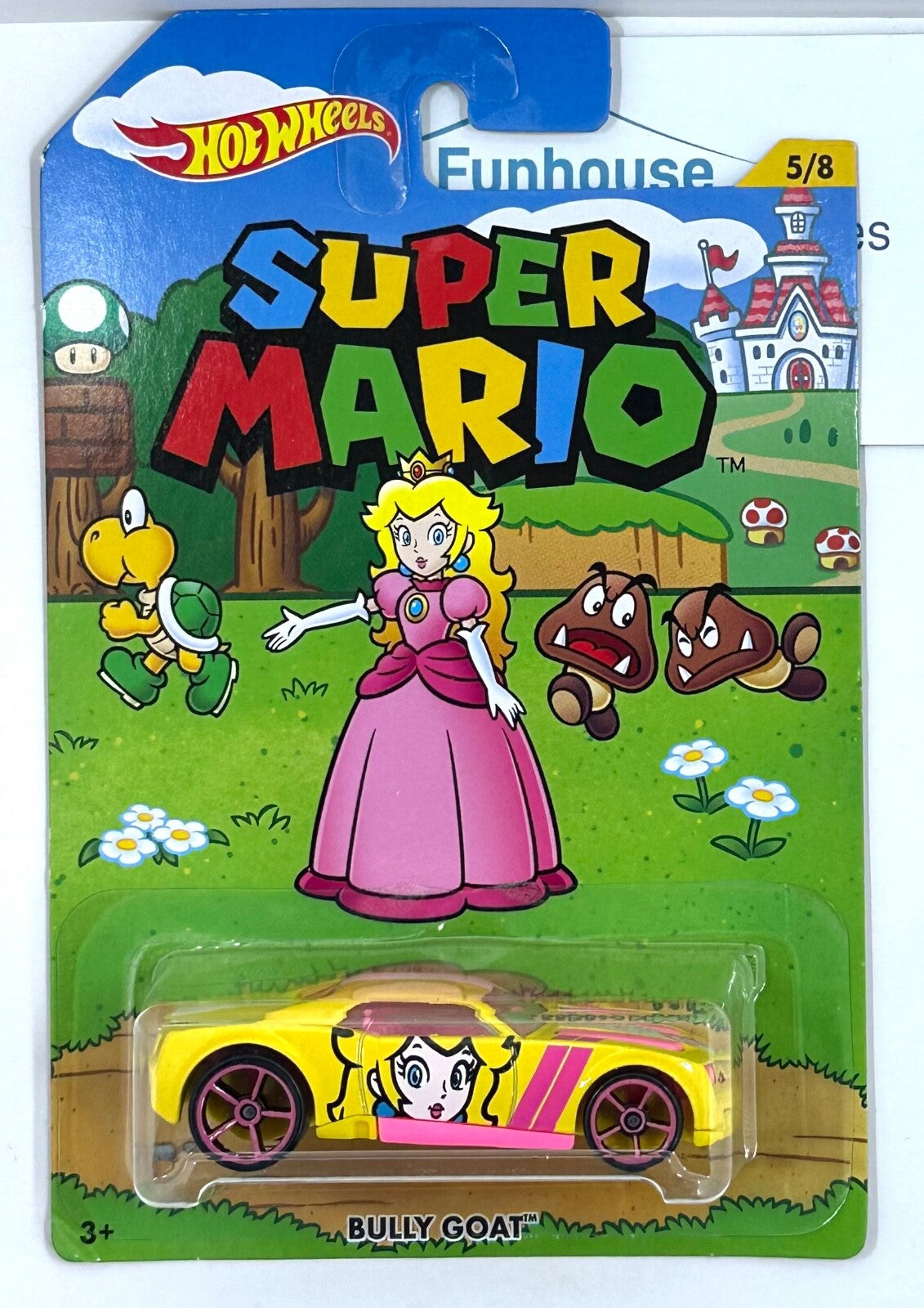 Hot Wheels Super Mario Bully Goat 5/8 Princess Peach
