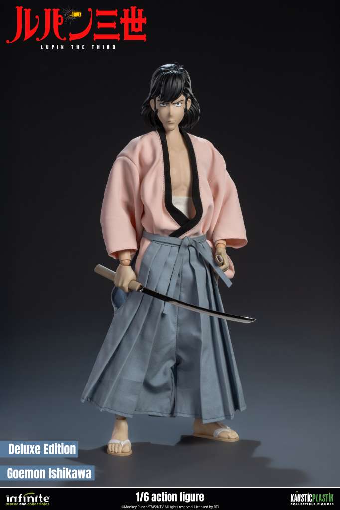 Lupin the 3rd the italian adventure goemon ishikawa xiii 1/6 action figure deluxe edition