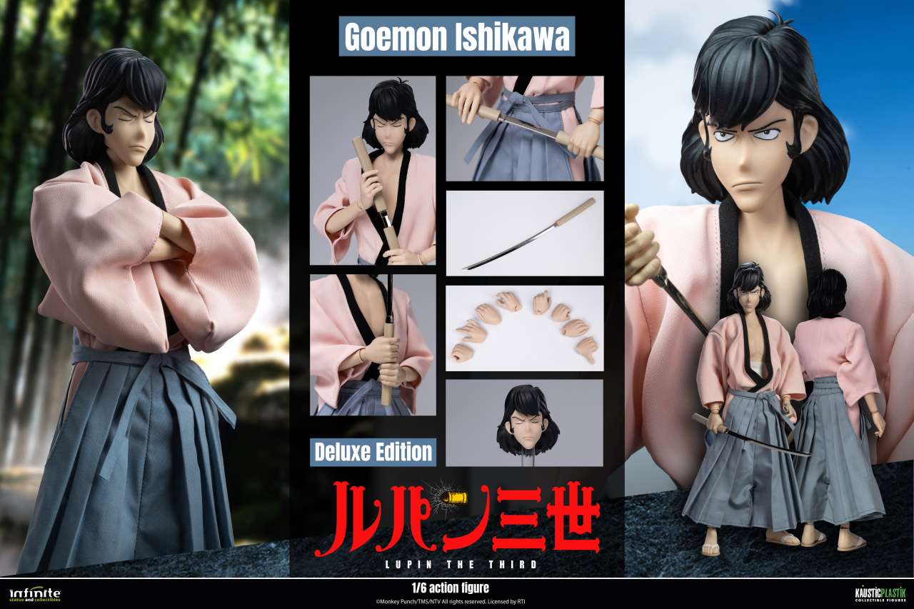 Lupin the 3rd the italian adventure goemon ishikawa xiii 1/6 action figure deluxe edition