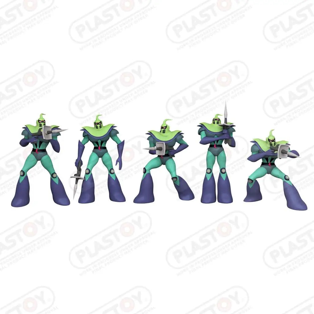 Grendizer Vegan Soldiers Figure Set