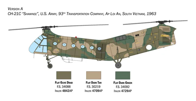 H-21C Flying Banana Gunship