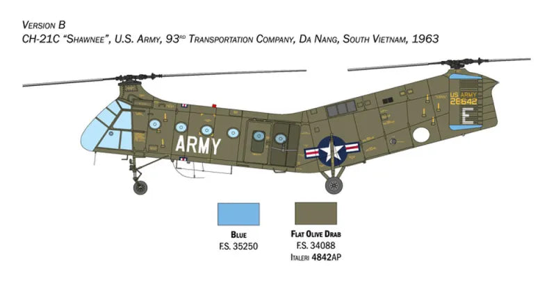 H-21C Flying Banana Gunship