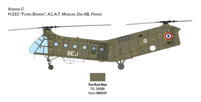H-21C Flying Banana Gunship