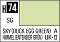 Hobby color Sky Duck egg green H74