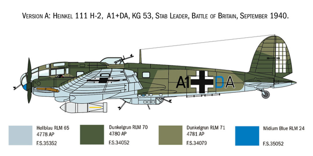 HE 111 H-6 Battle of Britain 80th Ann.