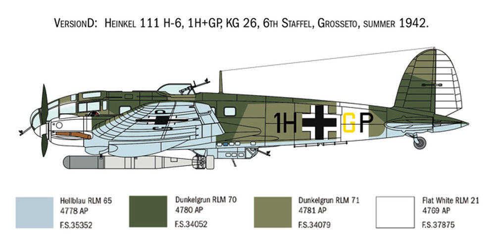 HE 111 H-6 Battle of Britain 80th Ann.