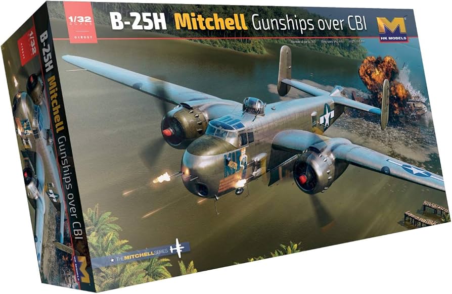 HK Hobby Models B25H MITCHELL GUNSHIP OVER CBI