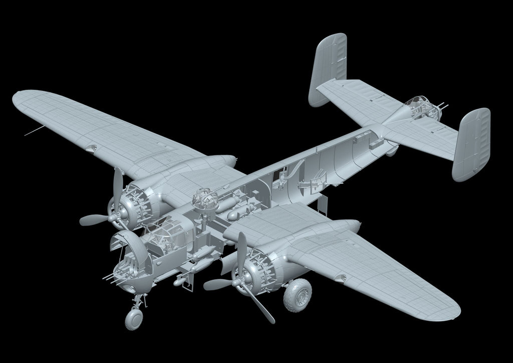 HK Hobby Models B25H MITCHELL GUNSHIP OVER CBI