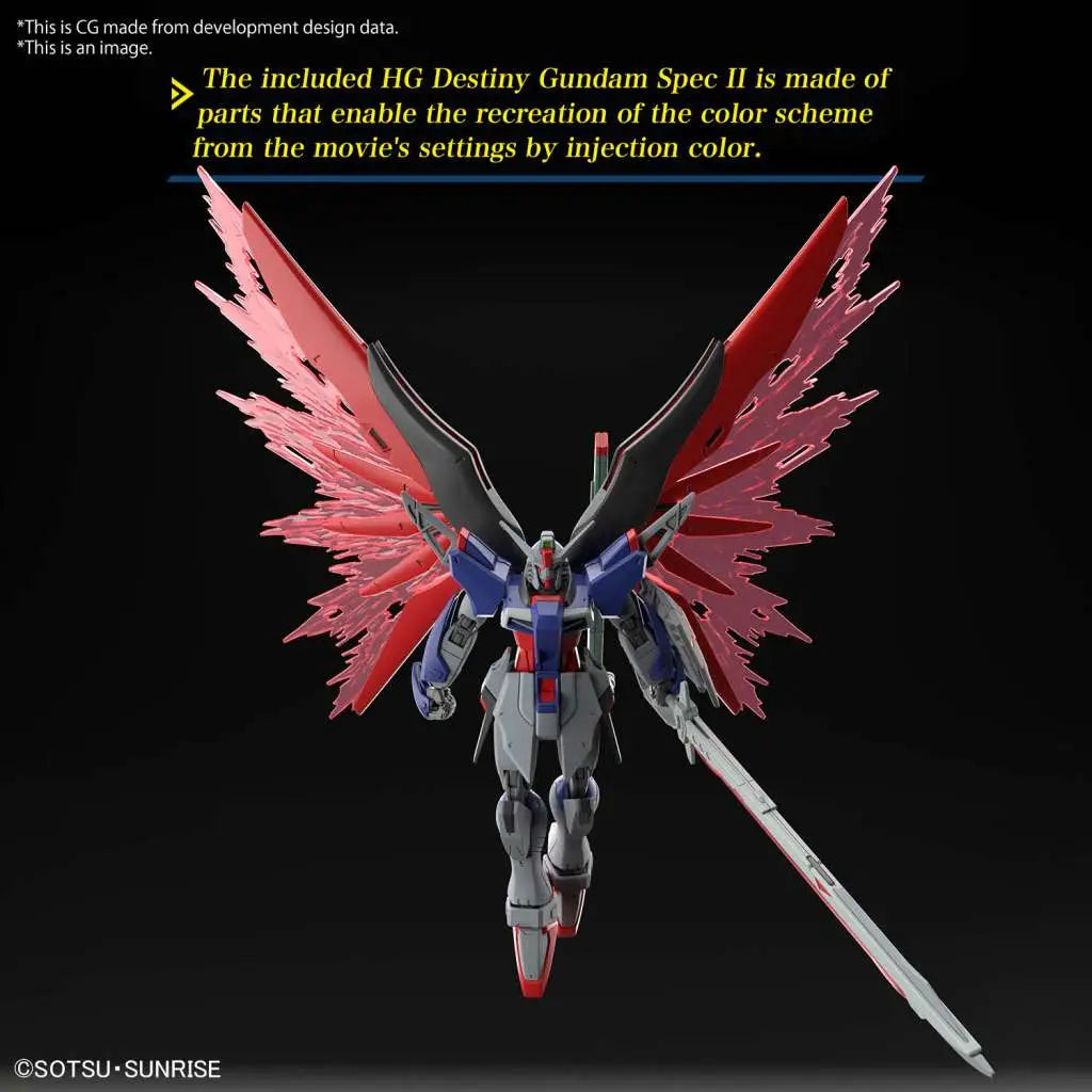 Hg Gundam Destiny Gundam Spec Ii Zeus Silhouette
