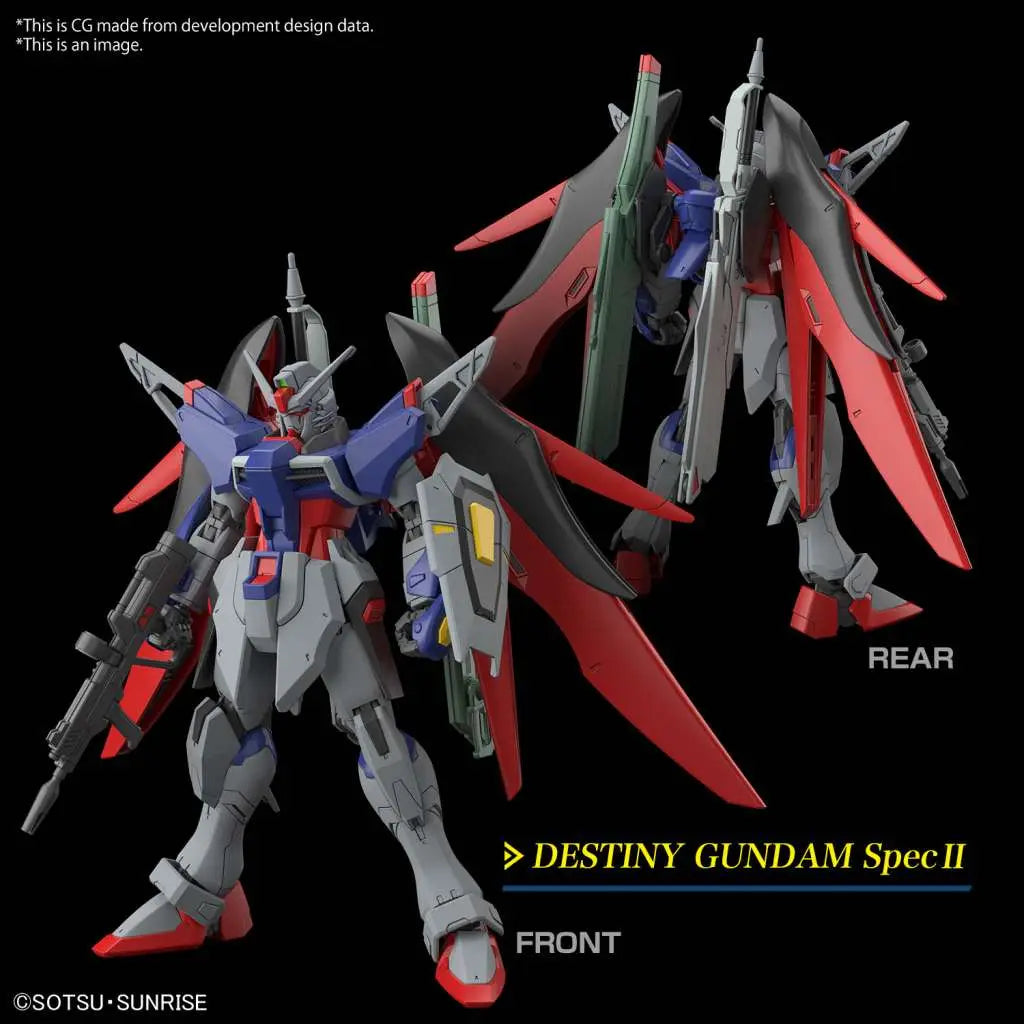 Hg Gundam Destiny Gundam Spec Ii Zeus Silhouette