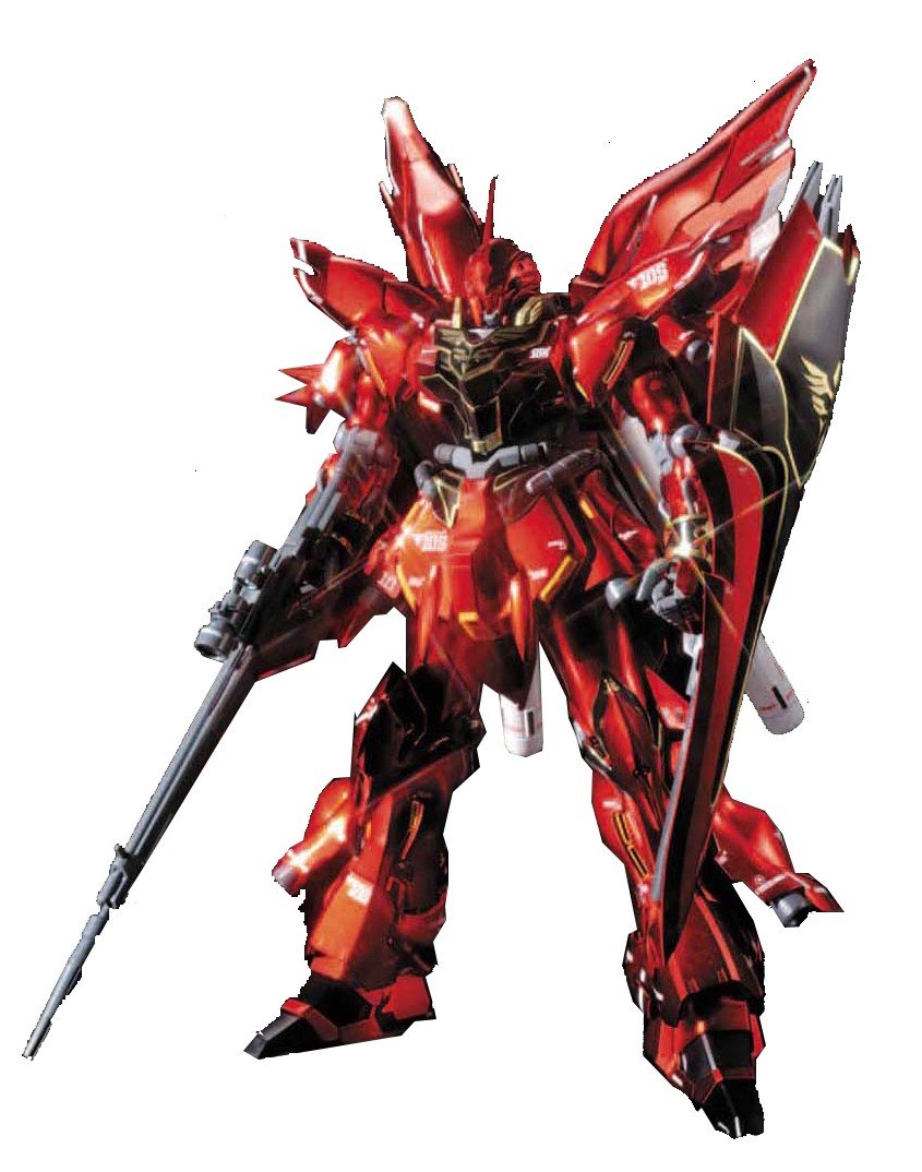 HGUC Sinanju  Titanium  Finish  ver. 1/144