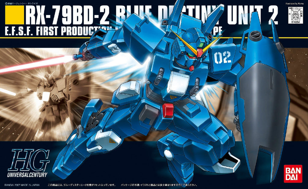 RX-79BD Blue Destiny Unit 2 HGUC Bandai