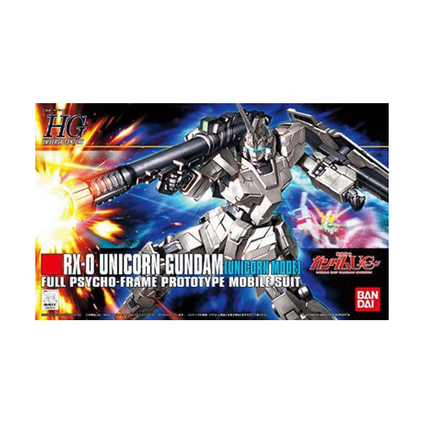 RX-0 Unicorn Gundam Unicorn Mode HGUC Bandai