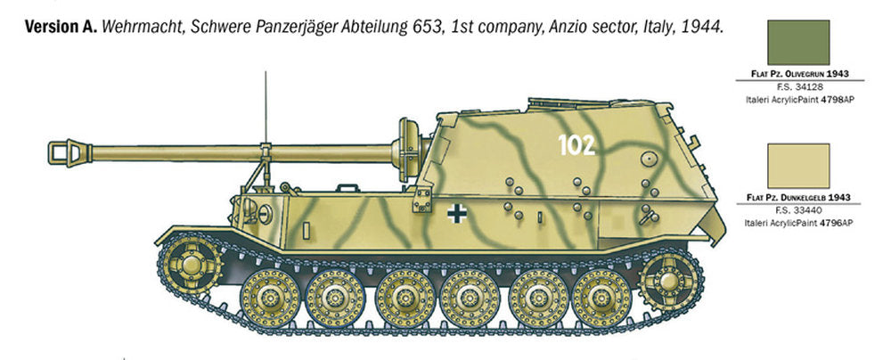 Sd.Kfz. 184 Panzerjager Tiger (P) Elefant