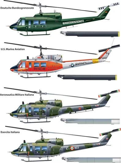 Bell AB212/UH-1N  Italeri