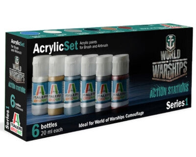 Acrylic set world of set Warships