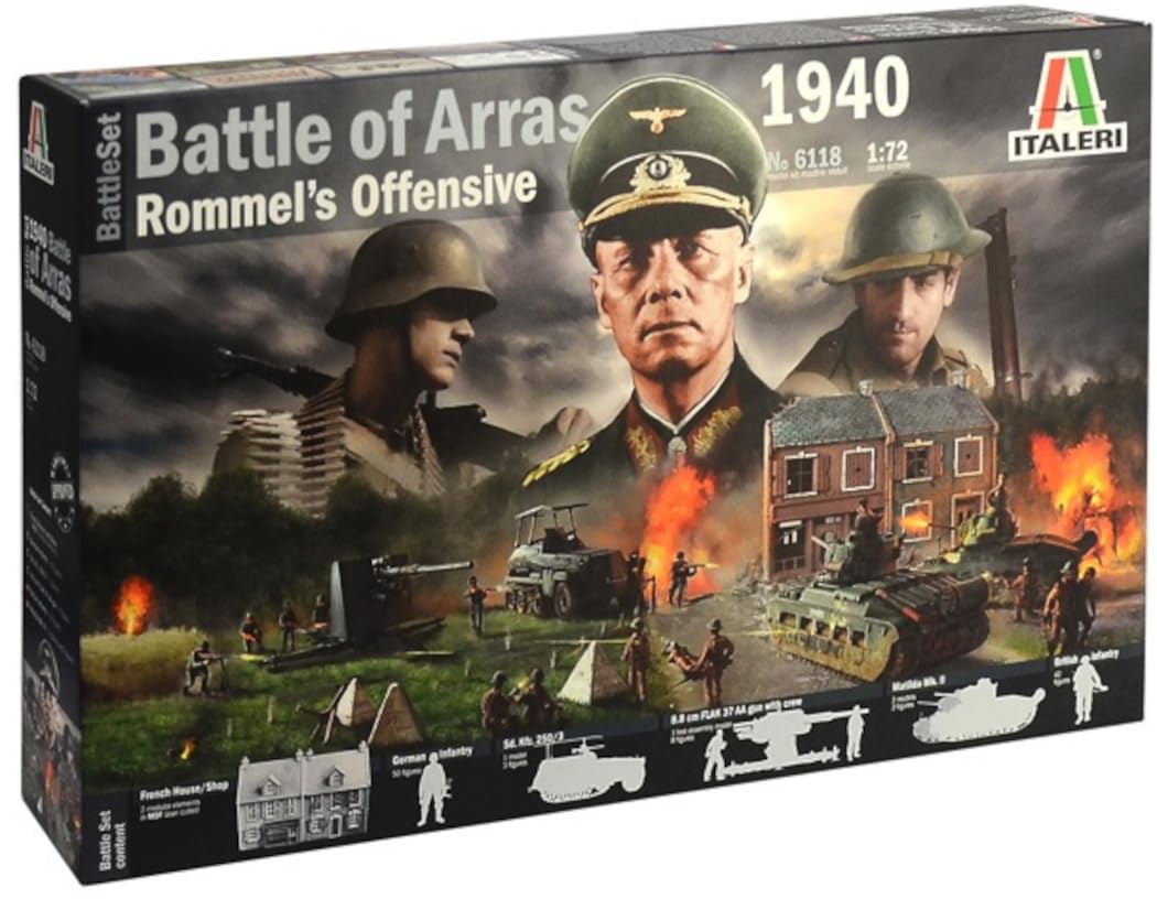 WWII : 1940 Battle of Arras Rommel's offensive battle set