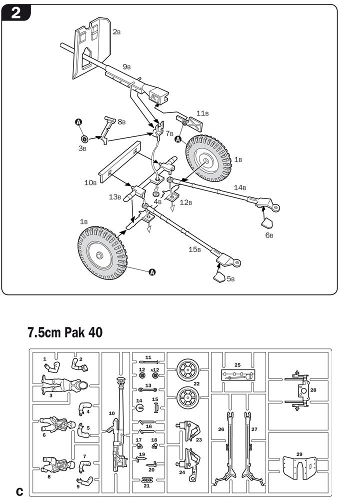 German Guns Pak35-Pak40 Flak38