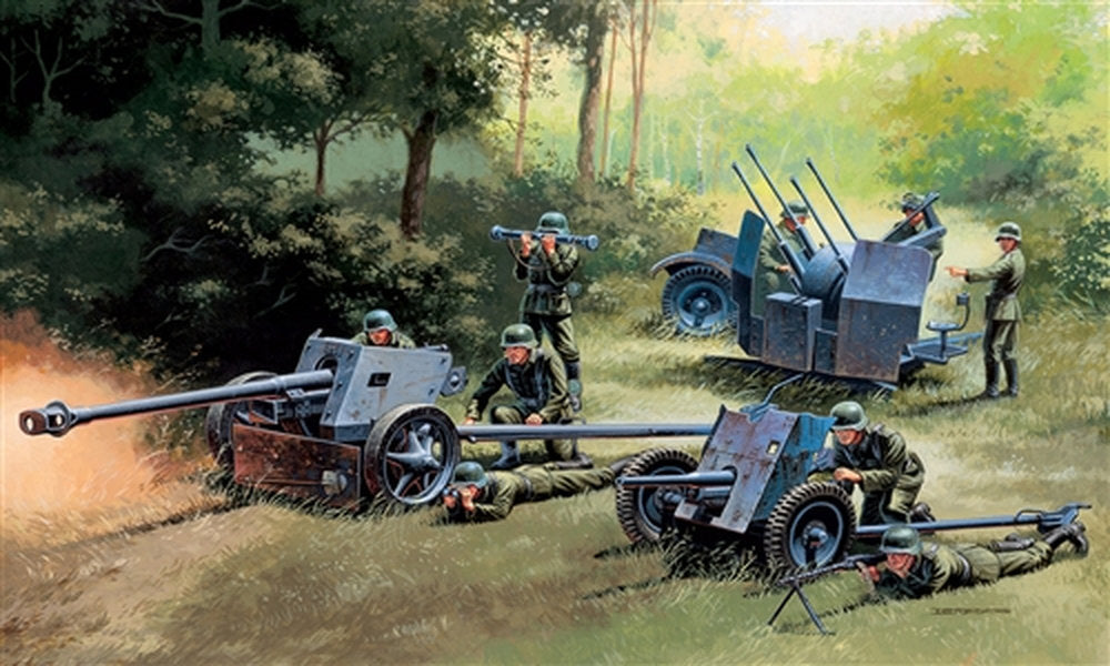 German Guns Pak35-Pak40 Flak38