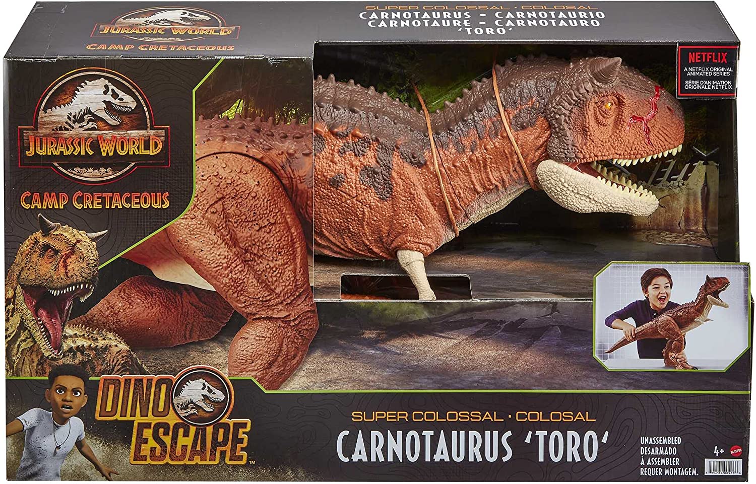 Jurassic World Camp Cretaceous Action Figure Super Colossal Carnotaurus