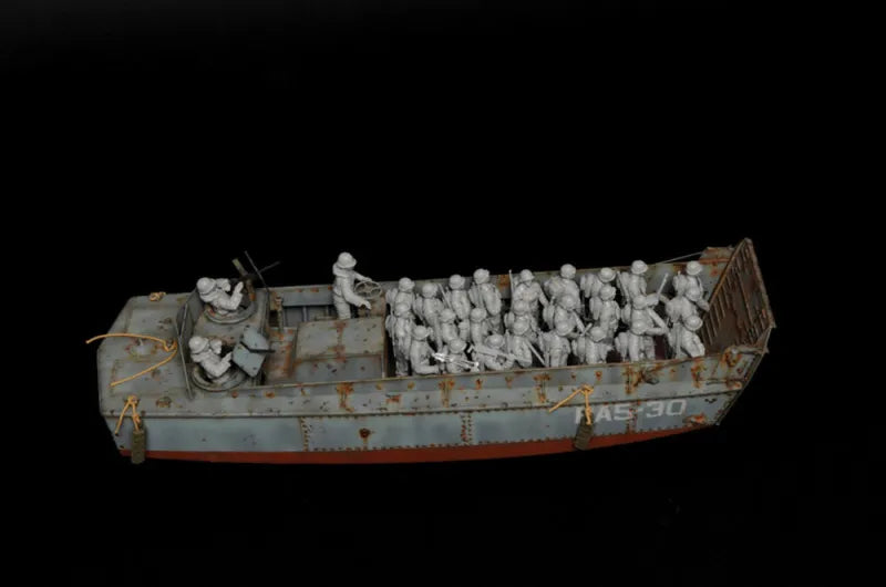 LCVP with U.S. INFANTRY