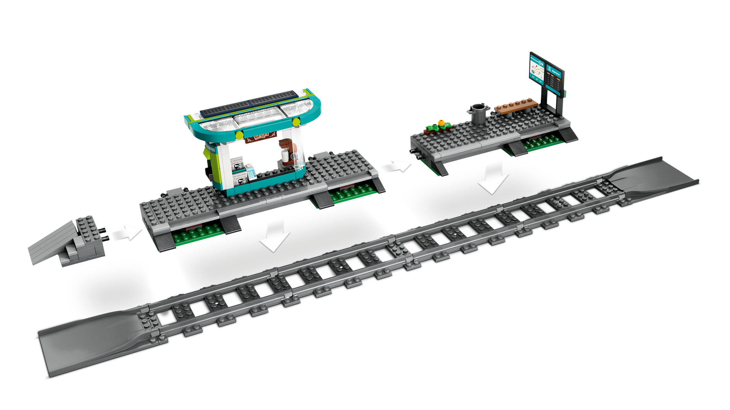 LEGO City 60423 Tram e Fermata del Tram