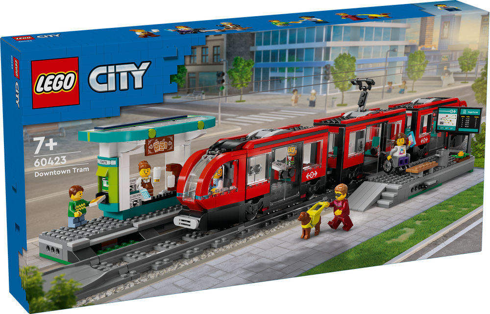 LEGO City 60423 Tram e Fermata del Tram
